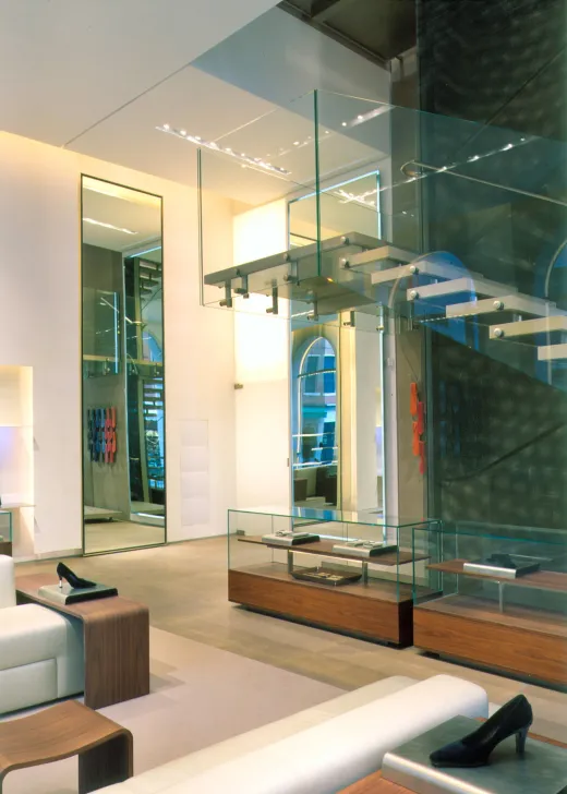 Ferragamo Store Cascade Stairs