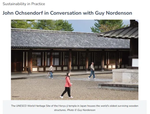 Architecture Record's Sustainability and Practice: John Ochsendorf in conversation with Guy Nordenson
