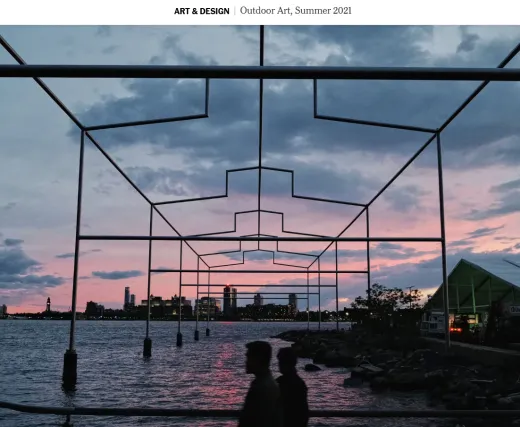 Day's End featured in the New York Times guide for outdoor art in post-lockdown New York