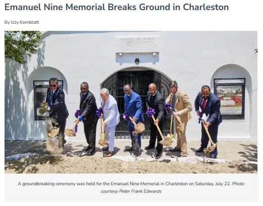 Emanuel Nine Memorial breaks ground