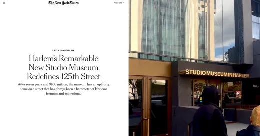 Studio Museum in Harlem re-opens